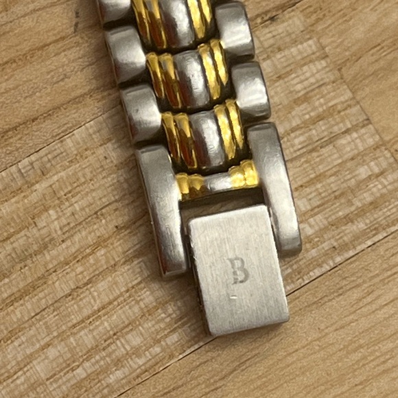 Bulova Ladies Watch Silver Dial Two Tone Bracelet Date Window Rare 98U02 - Picture 10 of 14